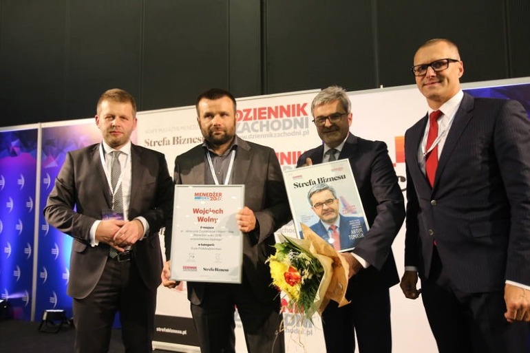 Wojciech Wolny z nagrodą menadżer roku 2016