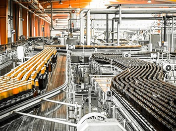 interior of a factory